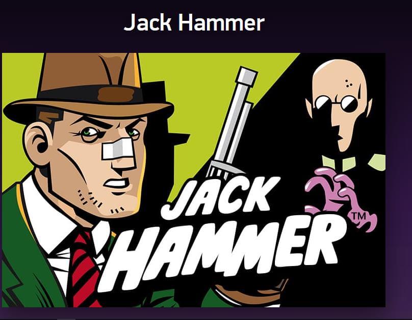 Jack Hammer no deposit free spins UK