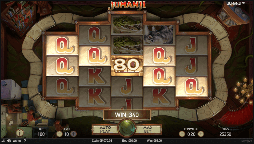 Jumanji Slot Free Spins