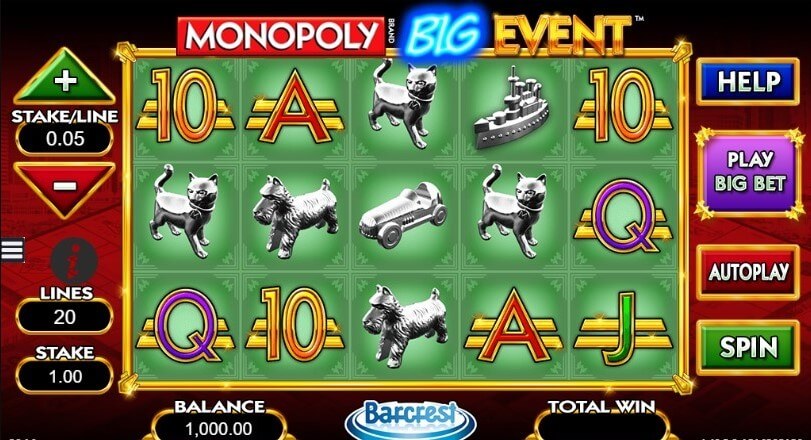Monopoly Big Event Free Spins