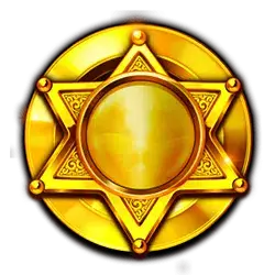 symbol gold sheriff badge mustang gold slot