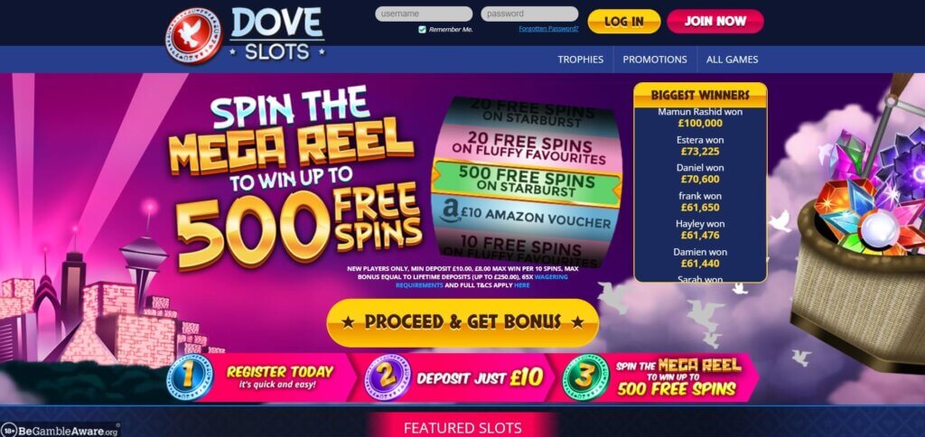 Dove Slots Casino