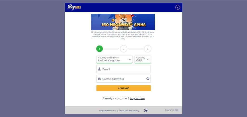 foxygamescom casino register