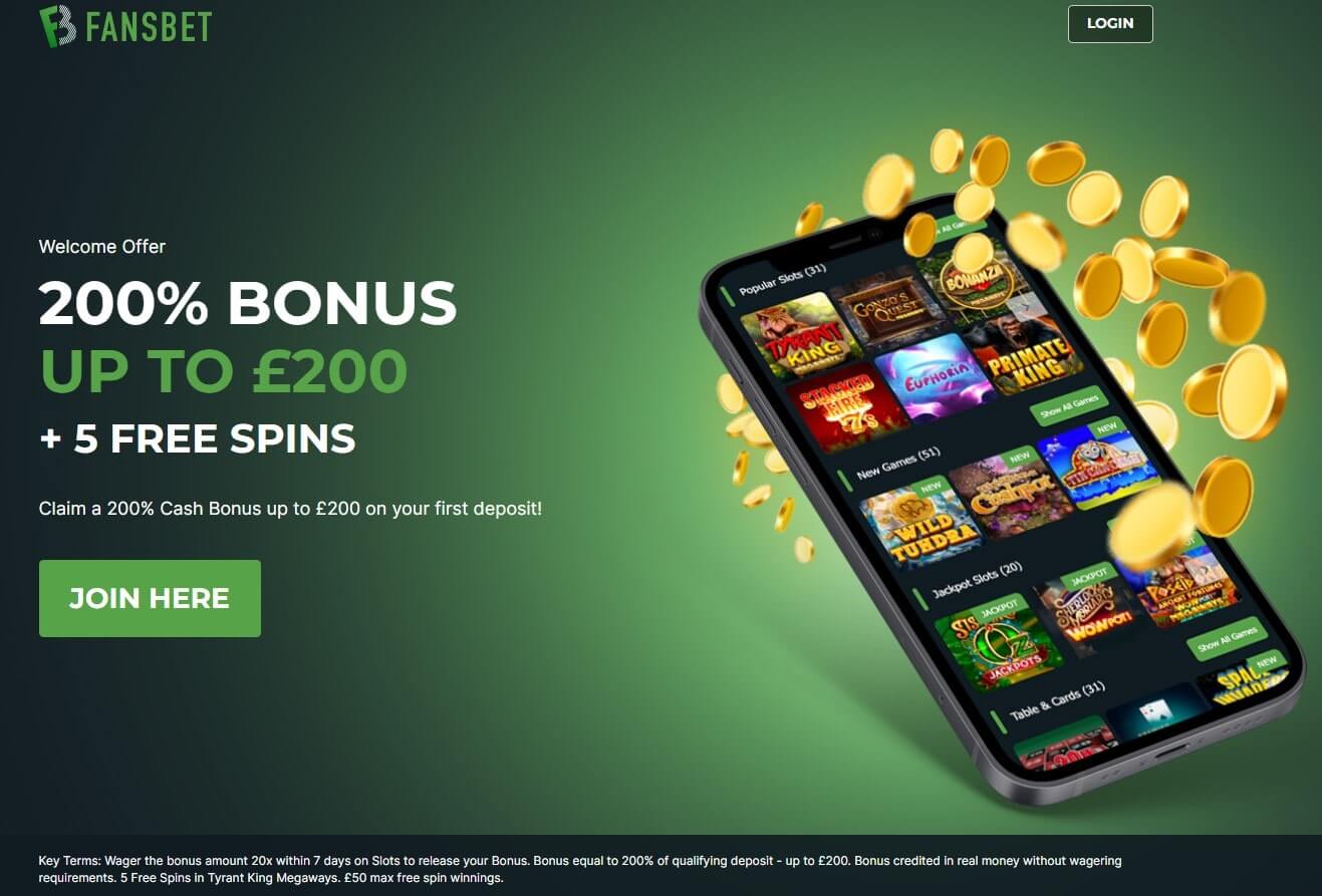 fansbet no deposit welcome bonus