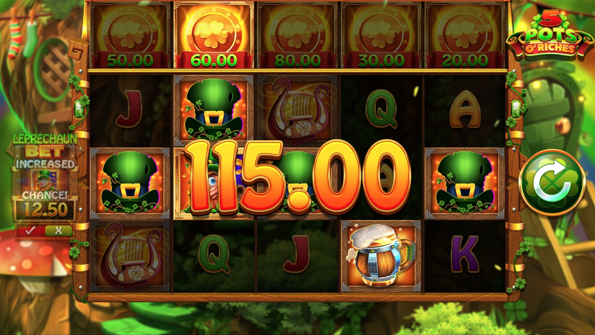 5 Pots O Riches Free Spins