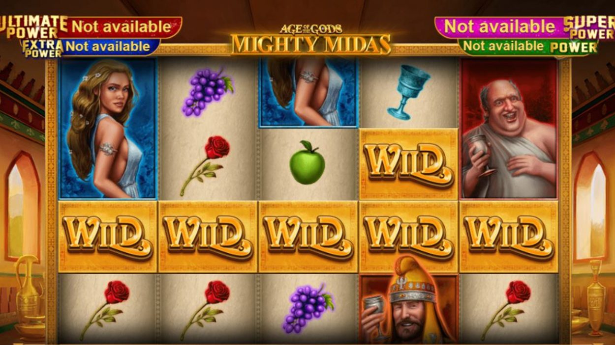 age of the gods mighty midas slot