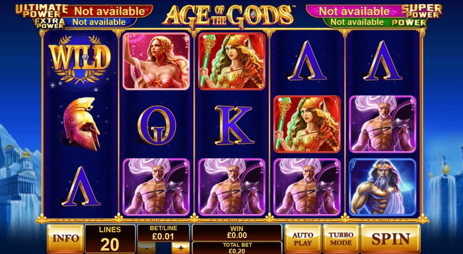 Age of the Gods Free Spins