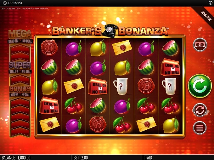 Deal Or No Deal Bankers Bonanza Free Spins