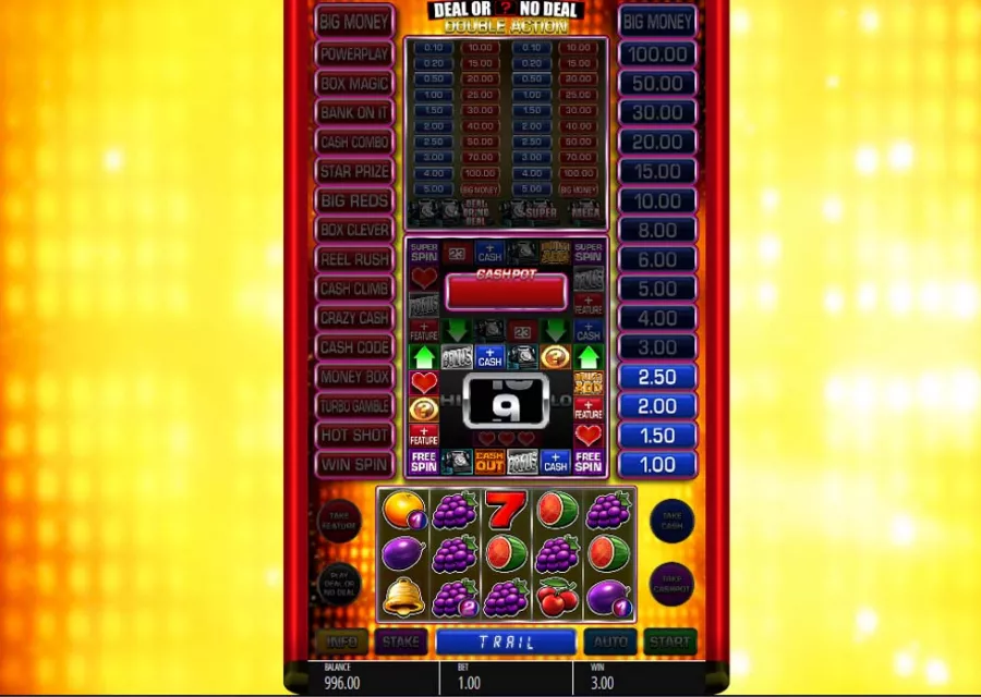 Deal Or No Deal Double Action Free Spins