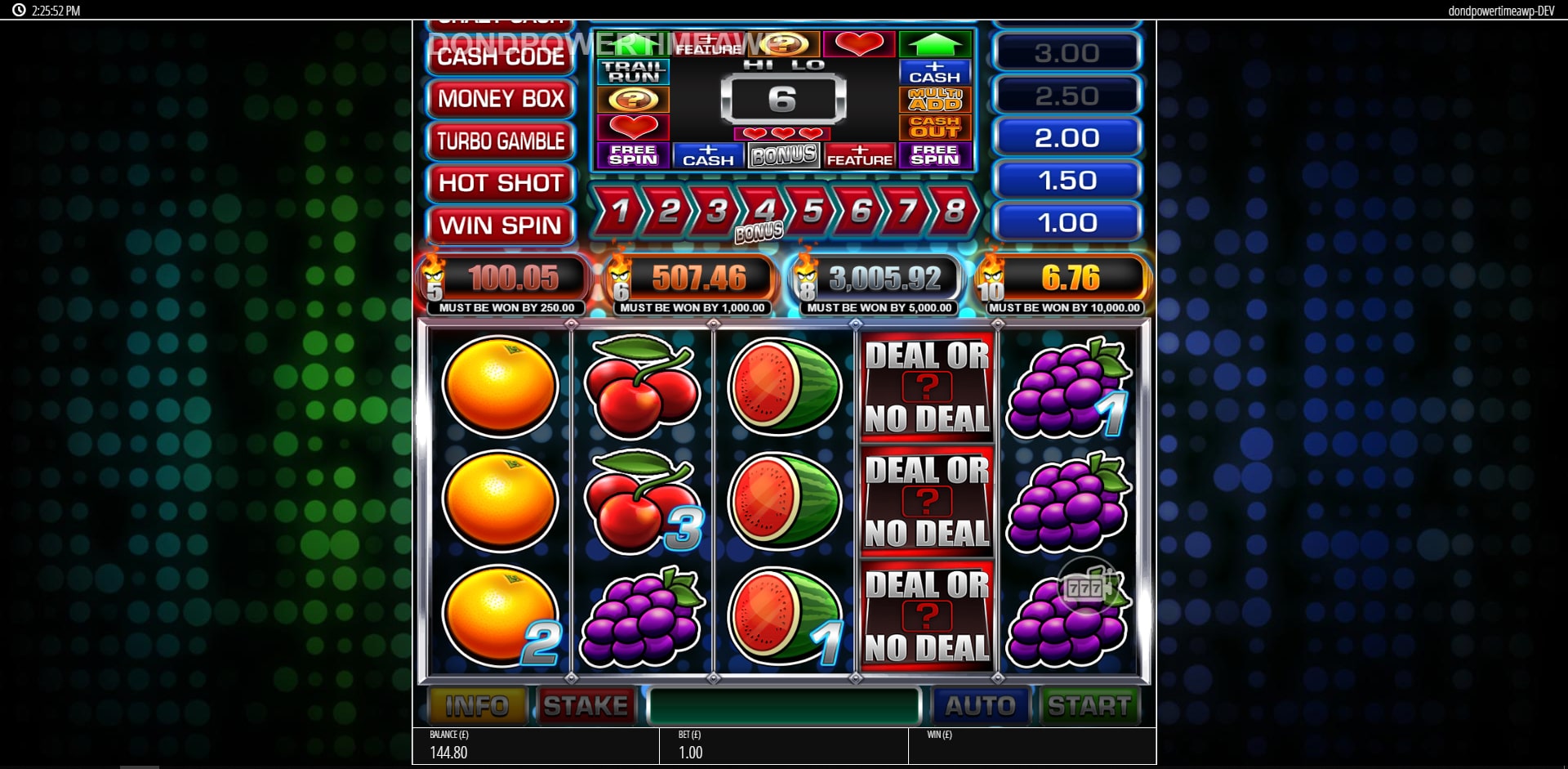 Deal Or No Deal Power Time Rapid Fire Jackpots Free Spins