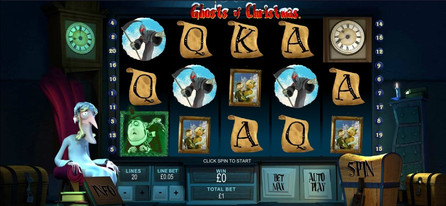 Ghosts of Christmas Free Spins