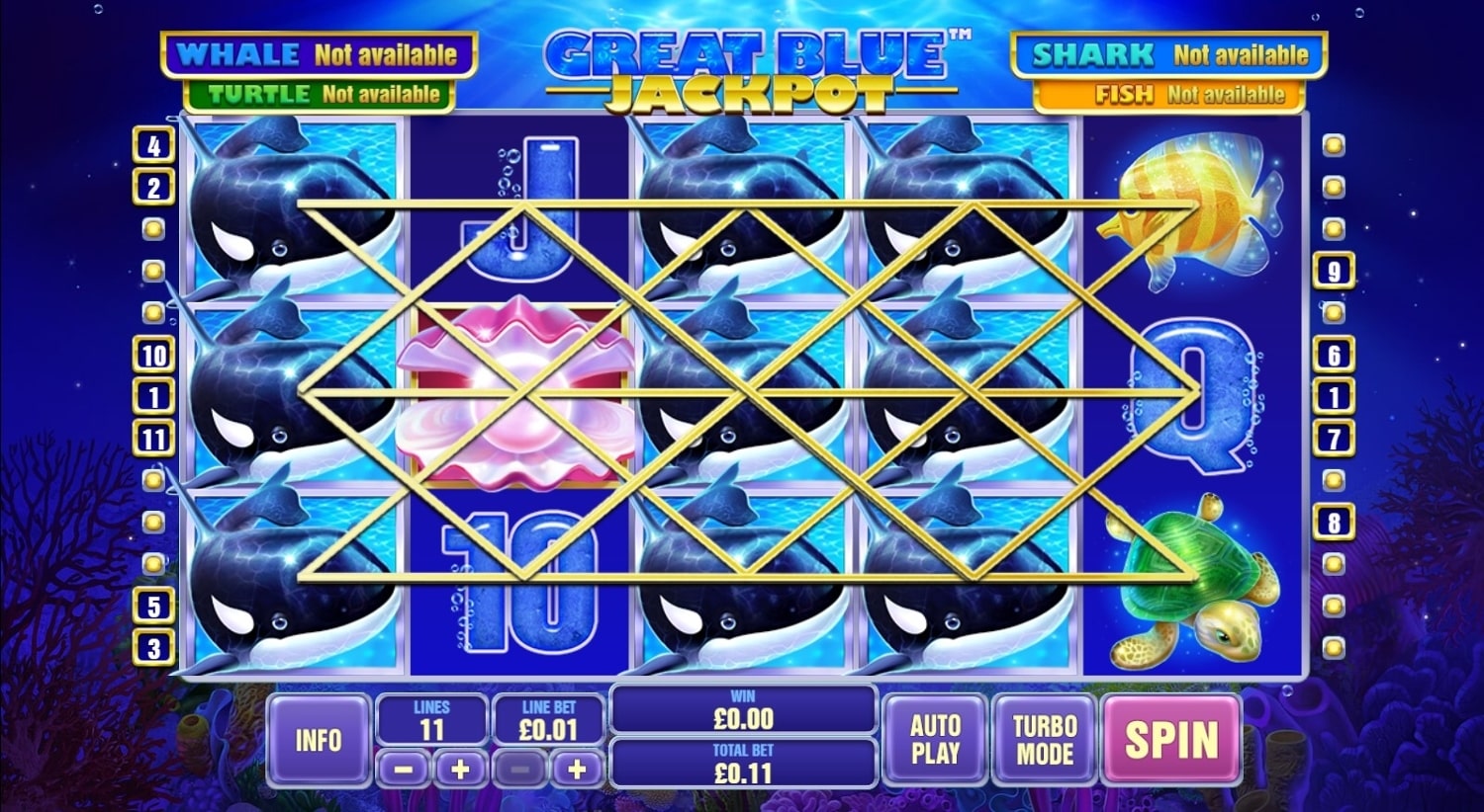 Great Blue Jackpot Free Spins