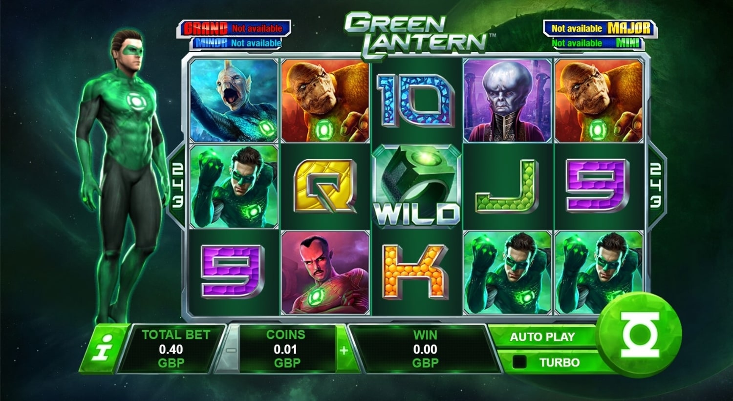 Green Latern Free Spins