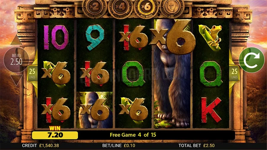Kong’S Temple Free Spins