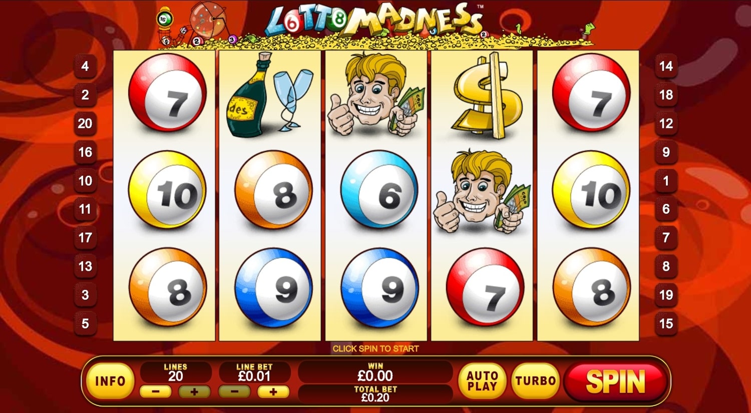 Lotto Madness Free Spins