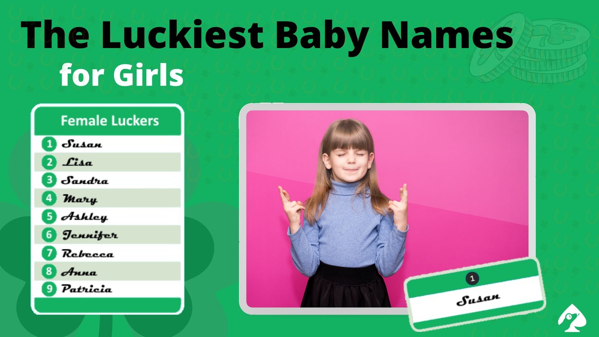 The Luckiest Names for Girls