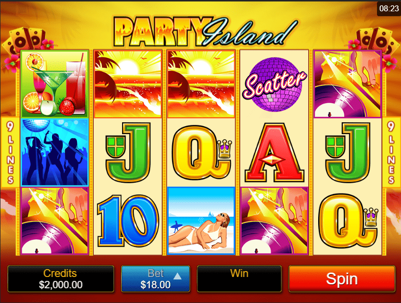Party Island Free Spins