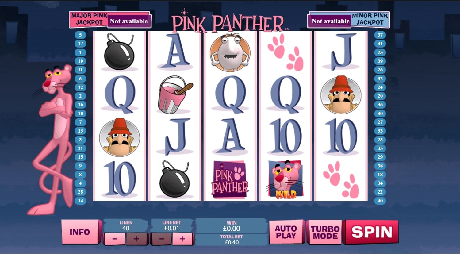 Pink Panther Free Spins