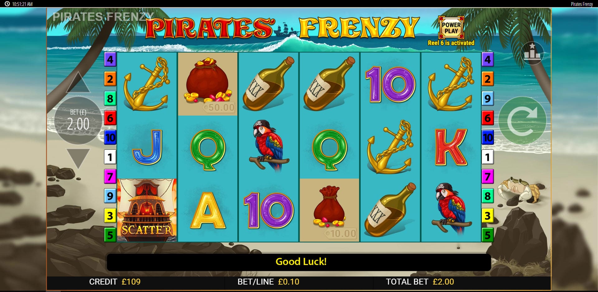 Pirate’S Frenzy Free Spins