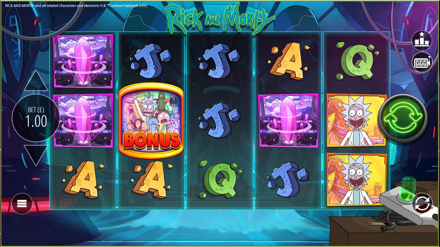 Rick & Morty Bonus Slot Free Spins