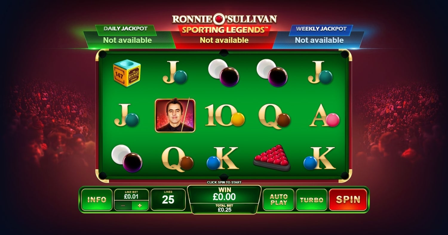 Ronnie O' Sullivan: Sporting Legends Free Spins