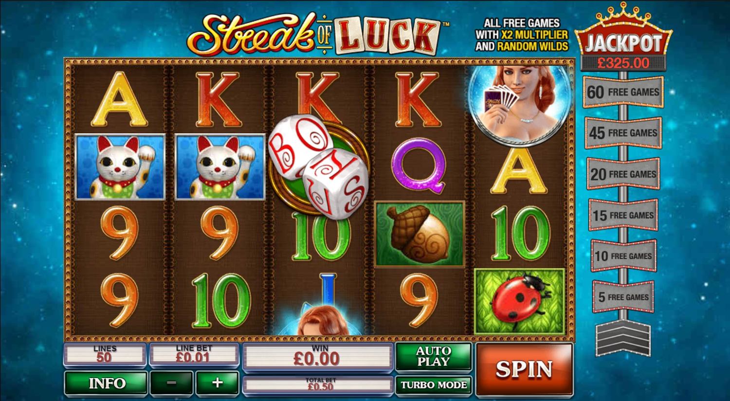 Streak Of Luck Free Spins