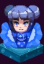symbol blue girl pixel samurai slot
