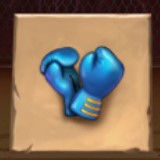symbol blue gloves eliminators slot