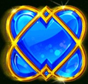 symbol blue heart lucky emeralds slot