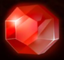 symbol diamond red hot gems slot