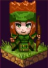 symbol green girl pixel samurai slot