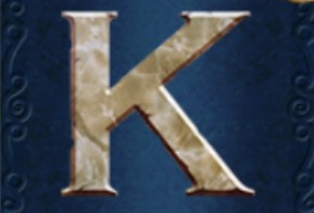 symbol k white king slot