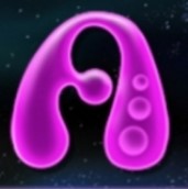 symbol purple a cosmic disco slot