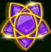 symbol purple flower lucky emeralds slot