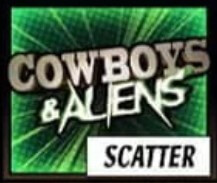 symbol scatter cowboys and aliens slot