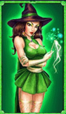 symbol witch green halloween fortune ii slot