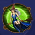 symbol witch green halloween fortune slot