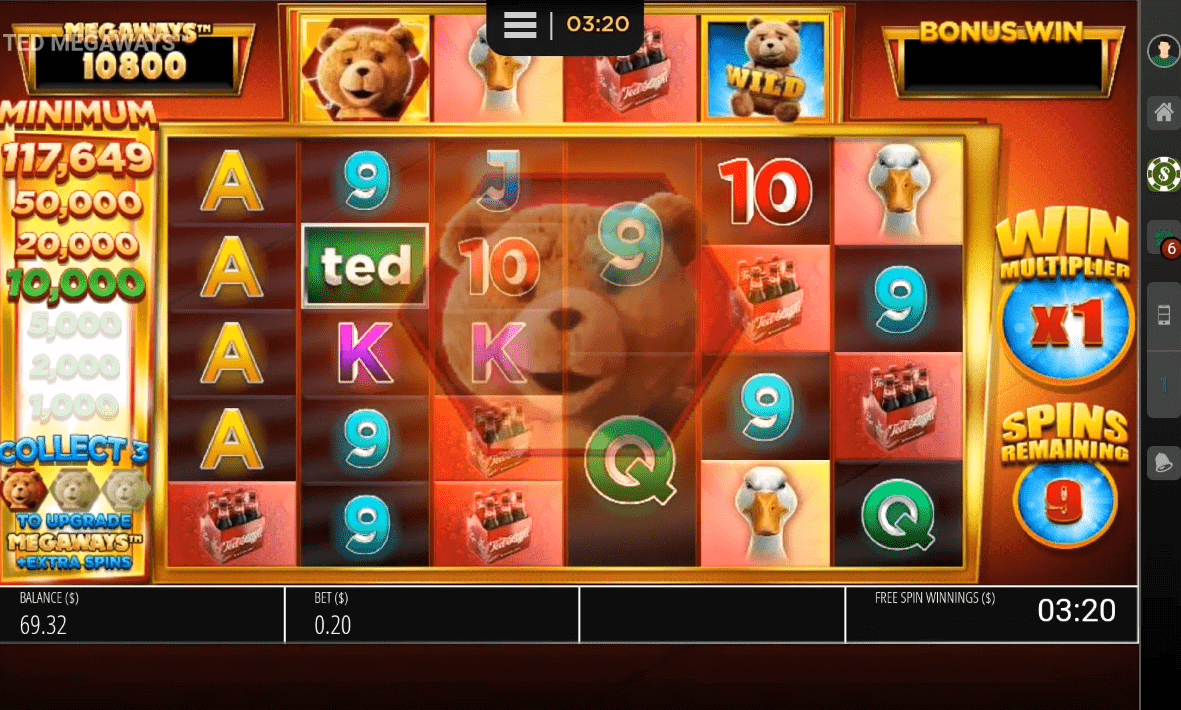 Ted Megaways Free Spins