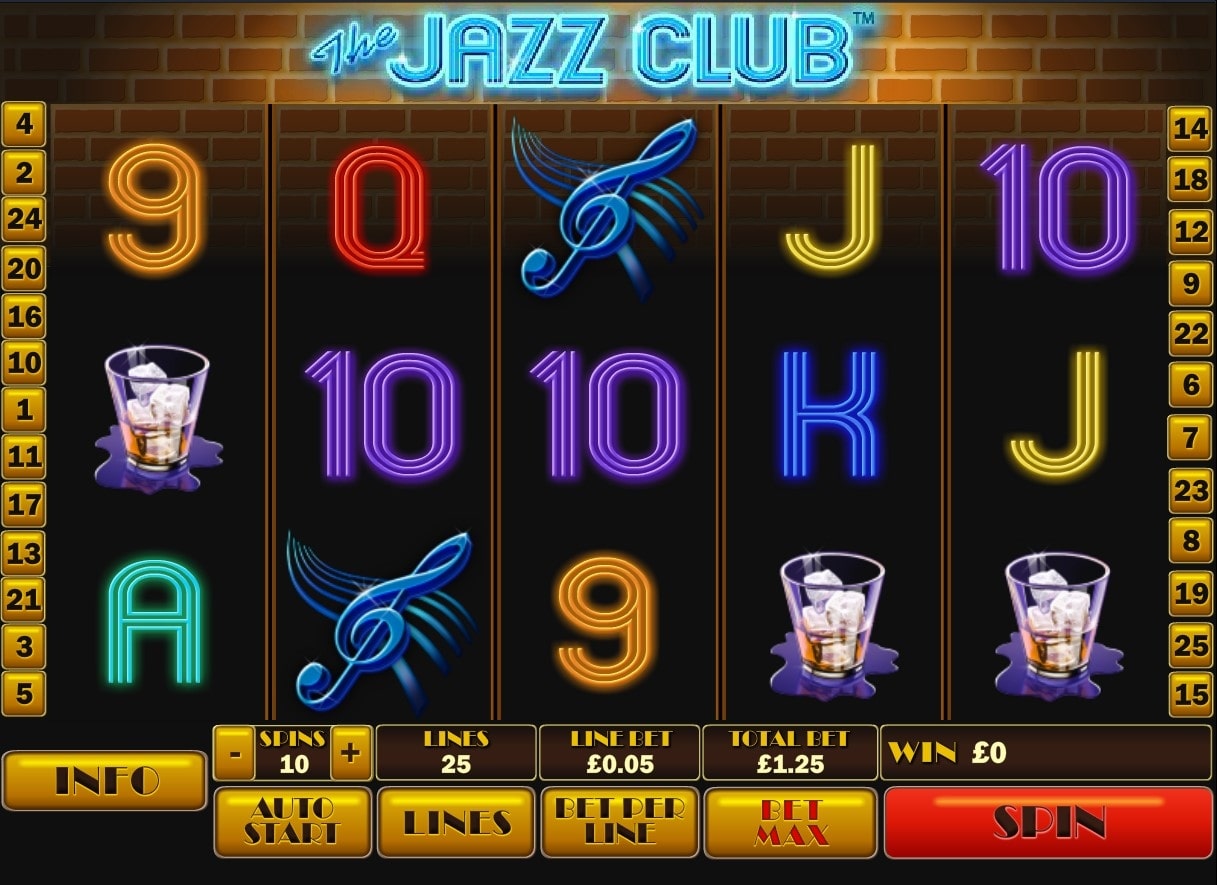 The Jazz Club Free Spins