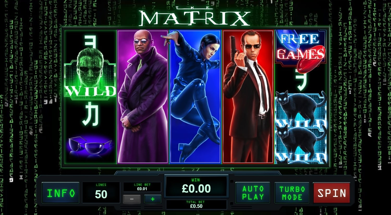 The Matrix Free Spins