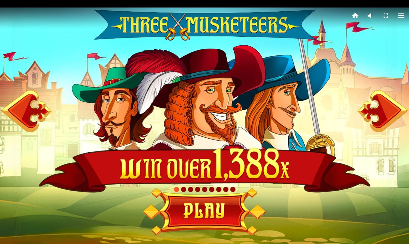 Three Musketeers Free Spins