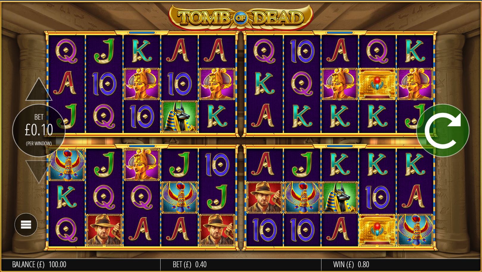 Tomb Of Dead Power 4 Slots Free Spins
