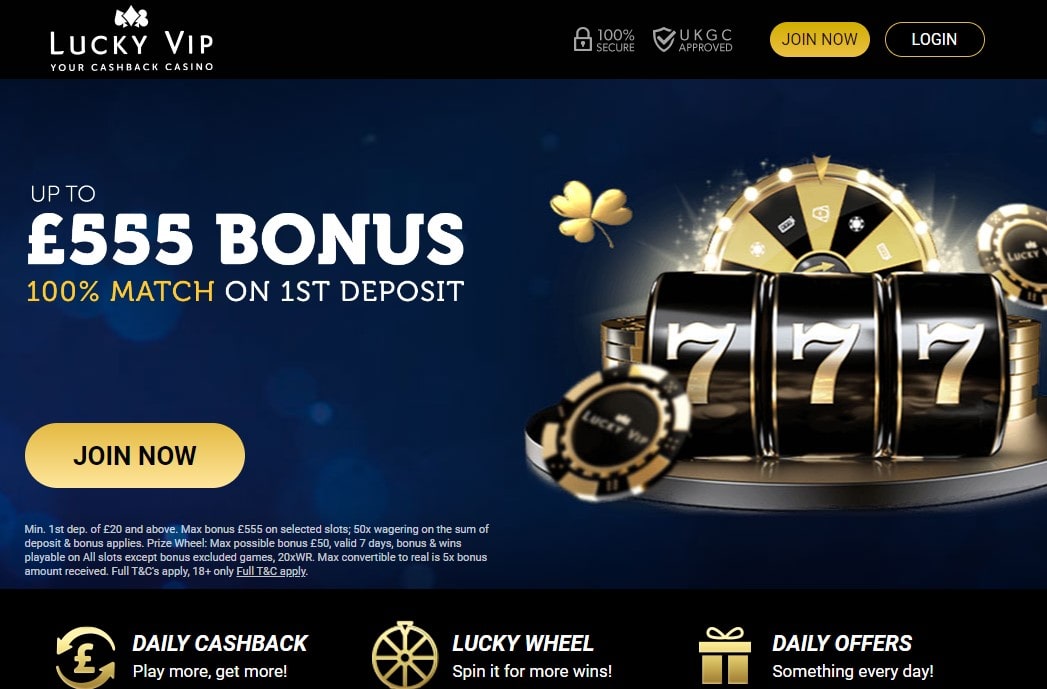 lucky vip casino welcome bonus 2023