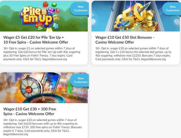 betvictor casino sign up offers