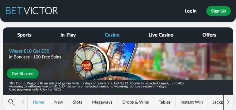 independent casino betvictor