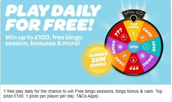 sunbingo free bingo