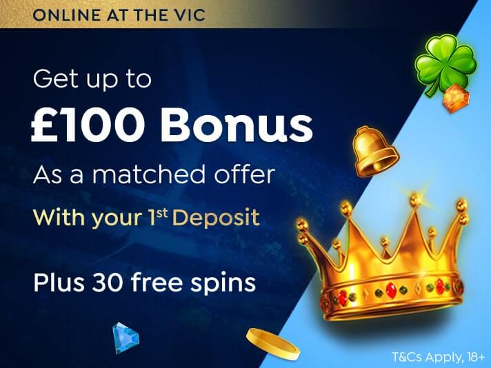 the vic casino welcome bonus December 2023