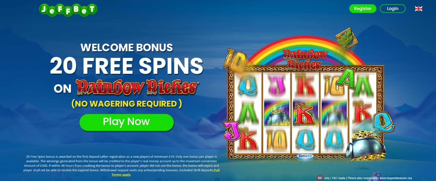 jeffbet casino sign up offer