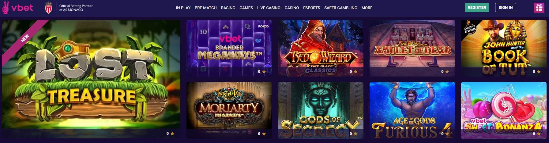 vbet games