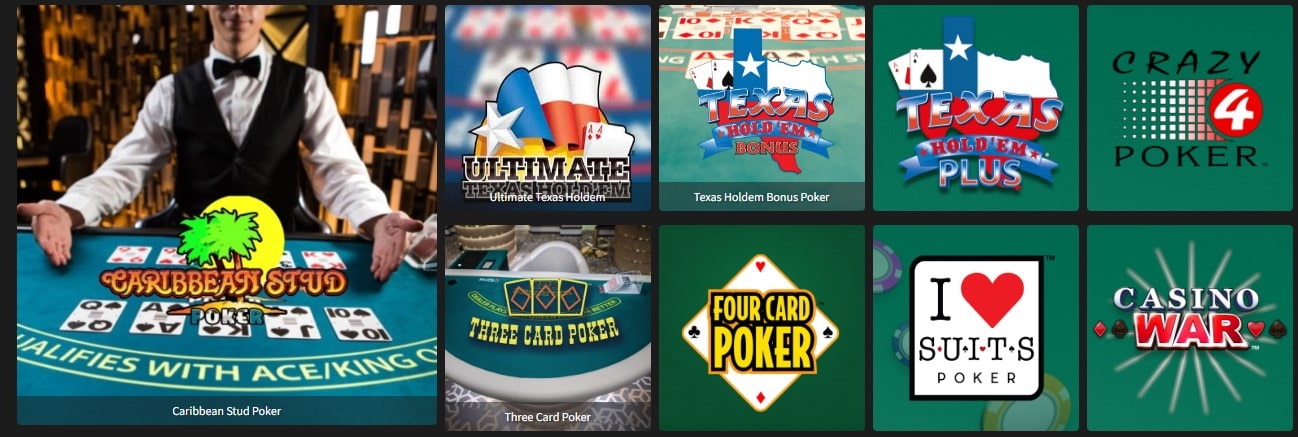 quinnbet poker games