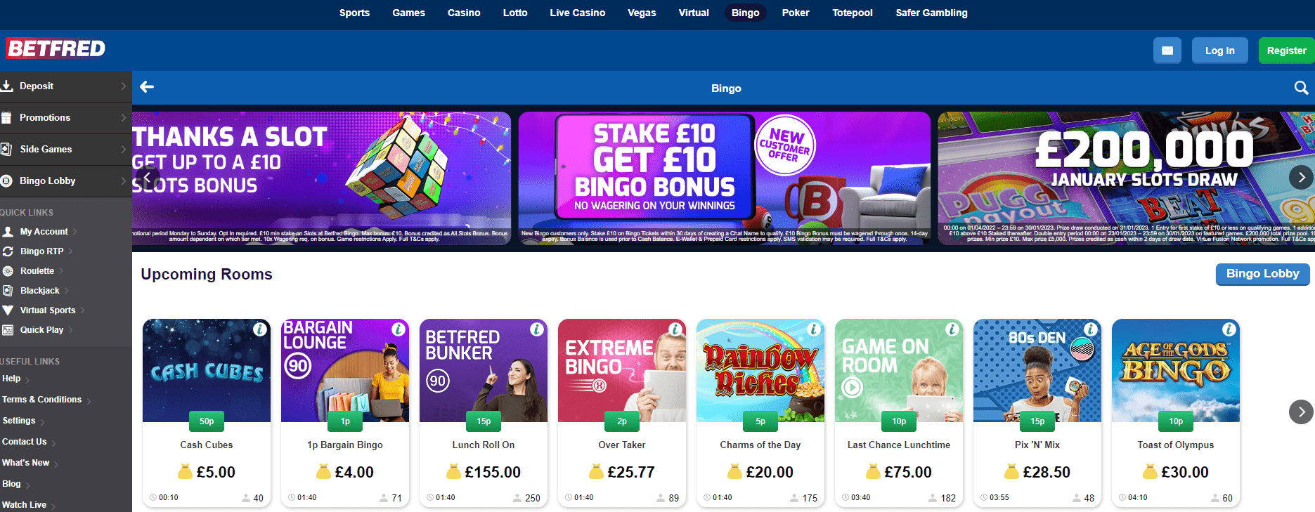 best virtue fusion bingo site betfred